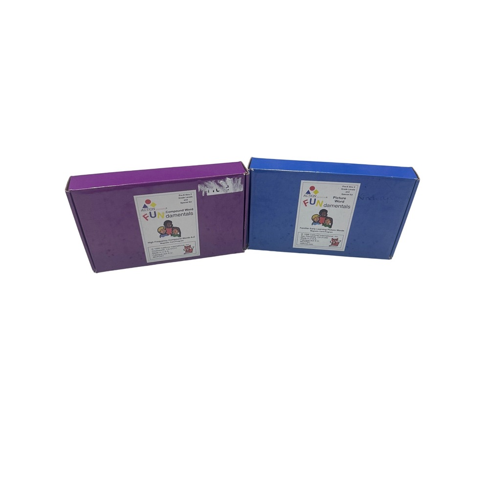 Vintage Califone Action FUNdamentals Magnetic Card Set 1998 1999 Pre-K Grade 2
